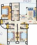 Srishti Synchronicity (3BHK+3T (1,430 sq ft) 1430 sq ft) Srishti Synchronicity (3BHK+3T (1,430 sq ft) 1430 sq ft)