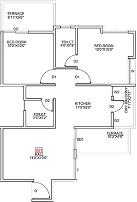 Bright Aristo B Wing And C Wing (2BHK+2T (546.16 sq ft) 546.16 sq ft) Bright Aristo B Wing And C Wing (2BHK+2T (546.16 sq ft) 546.16 sq ft)