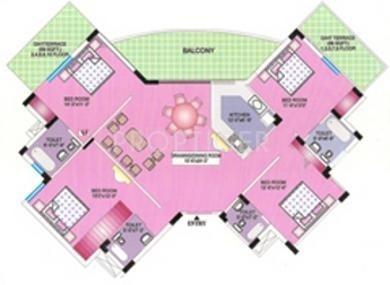 CGHS Batukji Apartment (4BHK+4T (2,105 sq ft) 2105 sq ft)