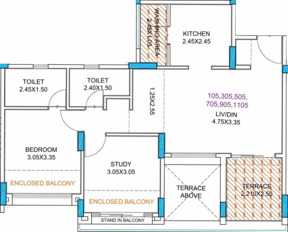 Guardian Eastern Meadows (2BHK+2T (575.33 sq ft) 575.33 sq ft) Guardian Eastern Meadows (2BHK+2T (575.33 sq ft) 575.33 sq ft)
