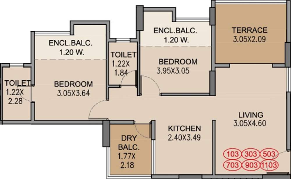 Venkatesh Venkatesh Joynest Phase 2 (2BHK+2T (497.19 sq ft) 497.19 sq ft)