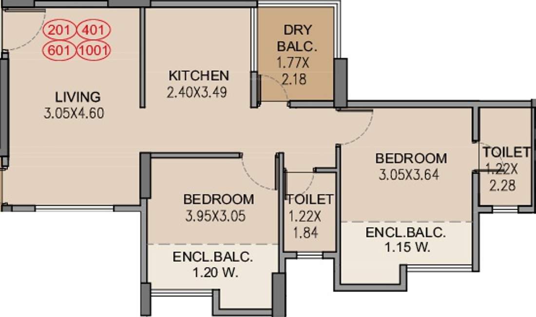 Venkatesh Venkatesh Joynest Phase 2 (2BHK+2T (493.63 sq ft) 493.63 sq ft)