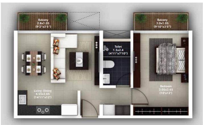  adreno towers Floor Plan Floor Plan