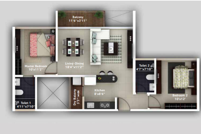  adreno towers Floor Plan Floor Plan