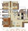 Peninsula Celestia Spaces (3BHK+3T (1,413.19 sq ft) + Servant Room 1413.19 sq ft)