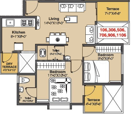  shubhkalash-b-wing Floor Plan Floor Plan
