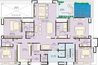 Marvel Imperial (4BHK+5T (4,100 sq ft) + Servant Room 4100 sq ft)