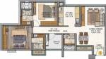 Sheth Auris Serenity Tower 1 (2BHK+2T (805.14 sq ft) 805.14 sq ft)