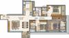 Sheth Auris Serenity Tower 1 (3BHK+3T (1,202.33 sq ft) 1202.33 sq ft)