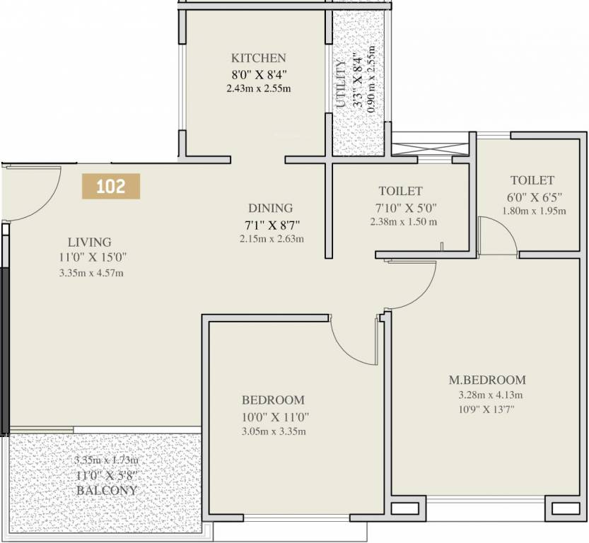 VTP Solitaire Phase 1 A B (2BHK+2T (673.57 sq ft) 673.57 sq ft) VTP Solitaire Phase 1 A B (2BHK+2T (673.57 sq ft) 673.57 sq ft)