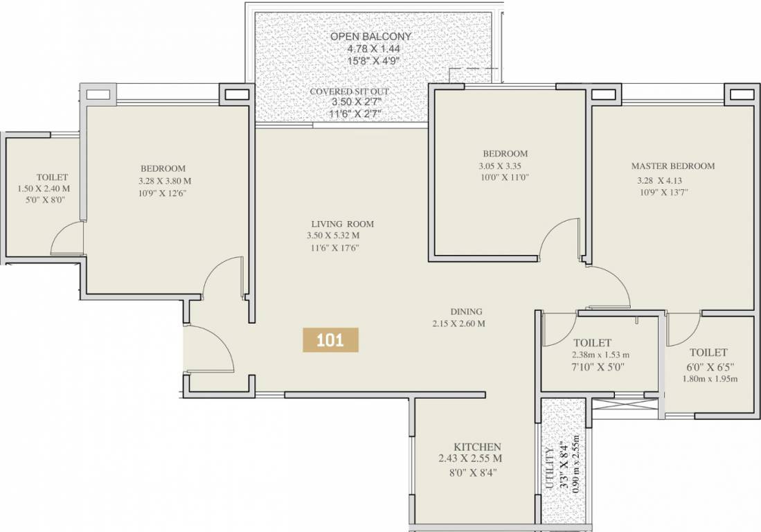 VTP Solitaire Phase 1 A B (3BHK+3T (921.08 sq ft) 921.08 sq ft) VTP Solitaire Phase 1 A B (3BHK+3T (921.08 sq ft) 921.08 sq ft)