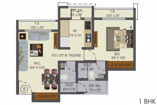  shree-gopinath-sublime Floor Plan Floor Plan