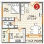 RV Avaneendra (1BHK+1T (682 sq ft) 682 sq ft)