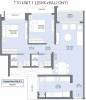 L And T Emerald Isle T10 (2BHK+2T (743.79 sq ft) 743.79 sq ft)