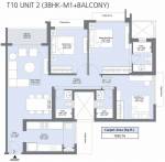 L And T Emerald Isle T10 (3BHK+3T (1,020.20 sq ft) 1020.2 sq ft)
