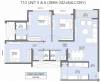 L And T Emerald Isle T10 (3BHK+3T (1,023.32 sq ft) 1023.32 sq ft)