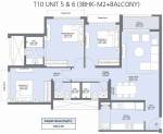 L And T Emerald Isle T10 (3BHK+3T (1,023.32 sq ft) 1023.32 sq ft)
