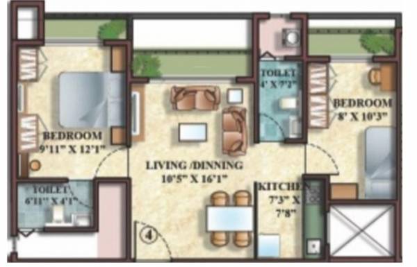  9-riviera-hills Floor Plan Floor Plan