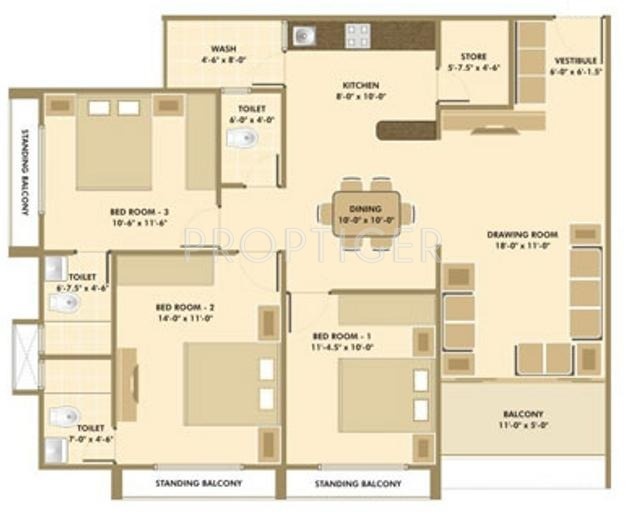 Nila Ananya (3BHK+3T (1,850 sq ft) 1850 sq ft) Nila Ananya (3BHK+3T (1,850 sq ft) 1850 sq ft)