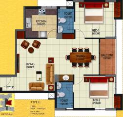 Sun Medanta (2BHK+2T (1,168 sq ft) 1168 sq ft) Sun Medanta (2BHK+2T (1,168 sq ft) 1168 sq ft)