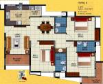 Sun Medanta (3BHK+3T (1,525 sq ft) 1525 sq ft) Sun Medanta (3BHK+3T (1,525 sq ft) 1525 sq ft)