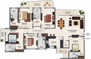 Barnala Green Lotus Avenue (5BHK+5T (2,975 sq ft) + Pooja Room 2975 sq ft)