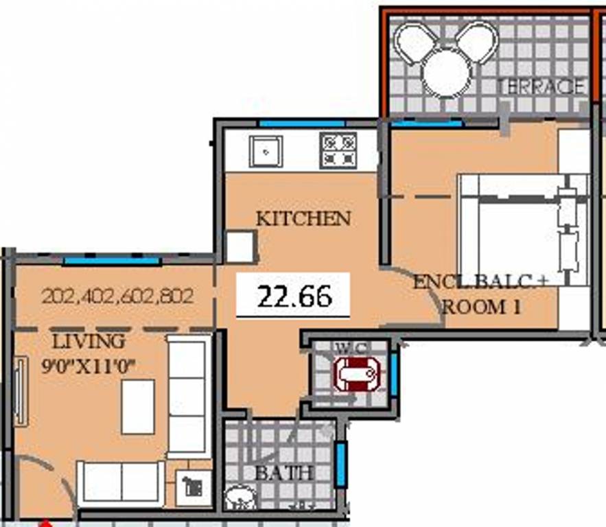 Maple Aapla Ghar Urali Kanchan Lakeside Phase 1 (1BHK+1T (243.91 sq ft) 243.91 sq ft) Maple Aapla Ghar Urali Kanchan Lakeside Phase 1 (1BHK+1T (243.91 sq ft) 243.91 sq ft)