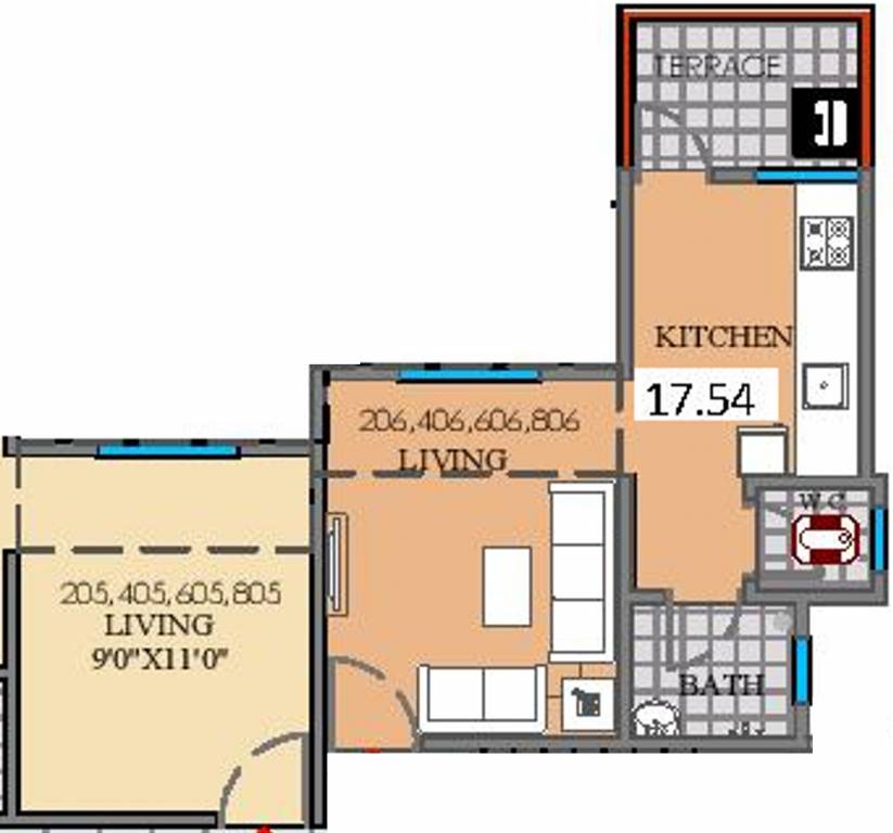 Maple Aapla Ghar Urali Kanchan Lakeside Phase 1 (1RK+1T (188.8 sq ft) 188.8 sq ft) Maple Aapla Ghar Urali Kanchan Lakeside Phase 1 (1RK+1T (188.8 sq ft) 188.8 sq ft)