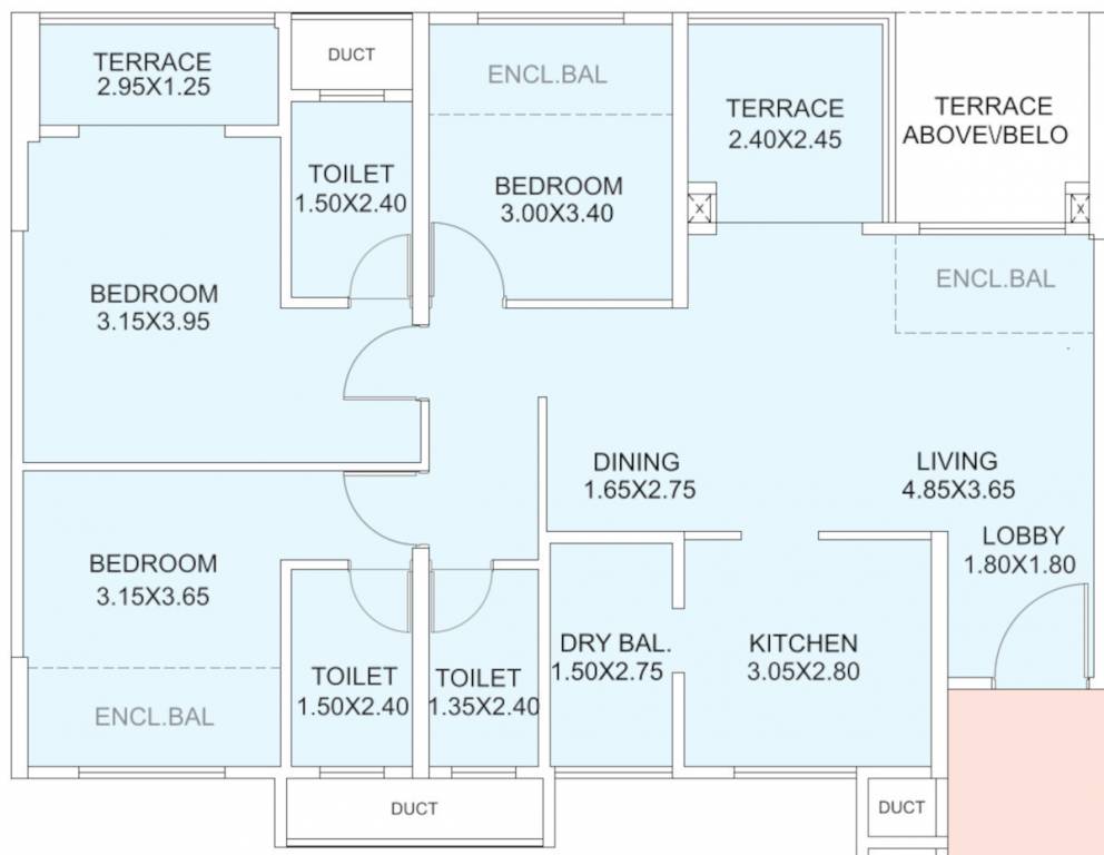 Floor Plan bloomfield phase iii j and k building Floor Plan Floor Plan
