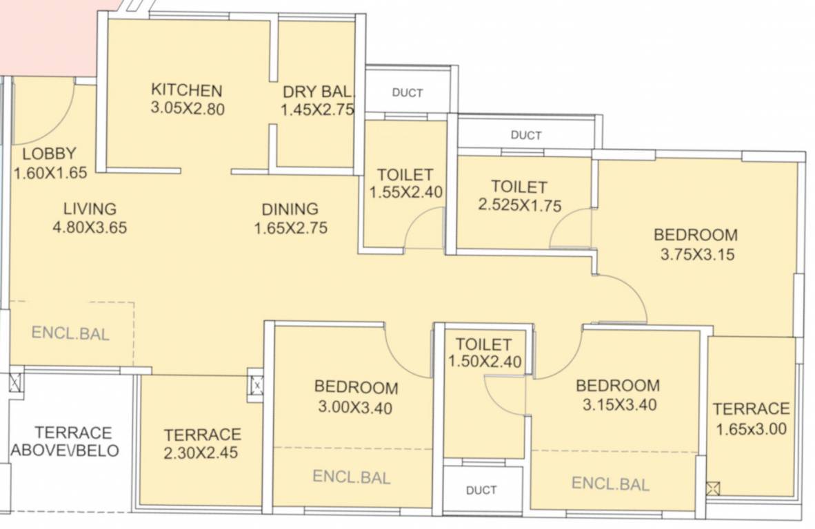Floor Plan bloomfield phase iii j and k building Floor Plan Floor Plan