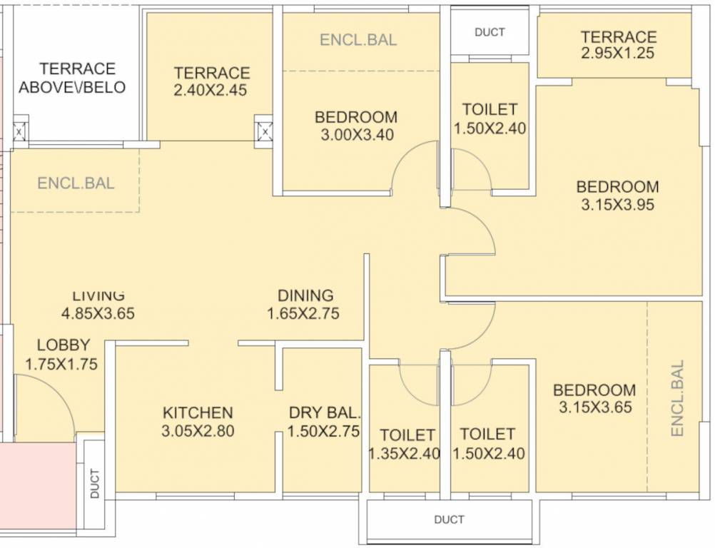 Floor Plan bloomfield phase iii j and k building Floor Plan Floor Plan