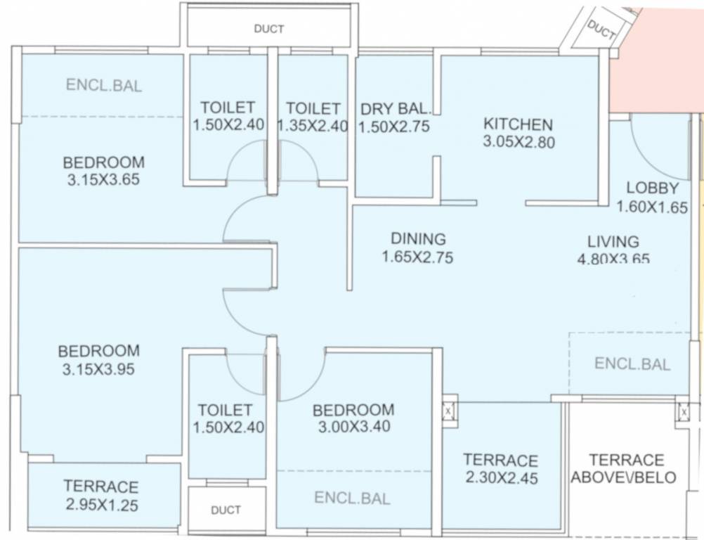 Floor Plan bloomfield phase iii j and k building Floor Plan Floor Plan