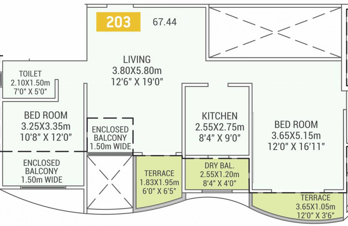 VTP Urban Life Phase 1 (2BHK+2T (725.92 sq ft) 725.92 sq ft) VTP Urban Life Phase 1 (2BHK+2T (725.92 sq ft) 725.92 sq ft)