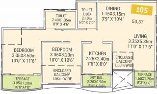 VTP Urban Life Phase 1 (2BHK+2T (574.47 sq ft) 574.47 sq ft) VTP Urban Life Phase 1 (2BHK+2T (574.47 sq ft) 574.47 sq ft)