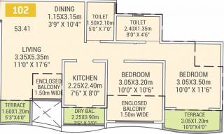 VTP Urban Life Phase 1 (2BHK+2T (574.9 sq ft) 574.9 sq ft) VTP Urban Life Phase 1 (2BHK+2T (574.9 sq ft) 574.9 sq ft)