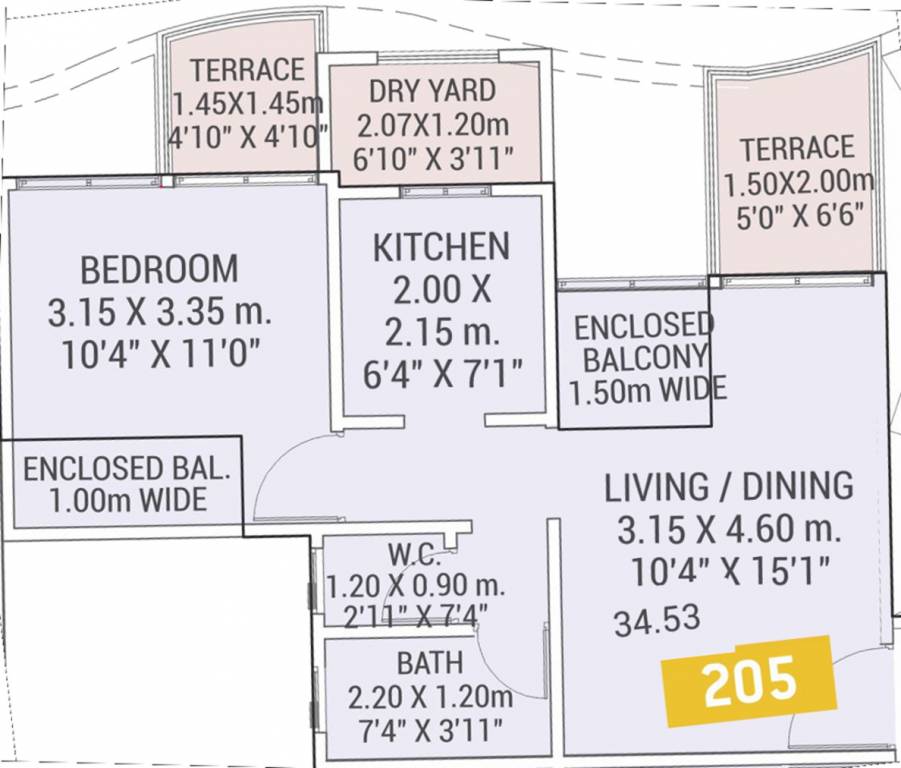 VTP Urban Life Phase 1 (1BHK+1T (371.68 sq ft) 371.68 sq ft) VTP Urban Life Phase 1 (1BHK+1T (371.68 sq ft) 371.68 sq ft)