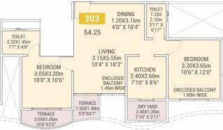 VTP Urban Life Phase 1 (2BHK+2T (583.94 sq ft) 583.94 sq ft) VTP Urban Life Phase 1 (2BHK+2T (583.94 sq ft) 583.94 sq ft)