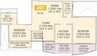 VTP Urban Life Phase 1 (2BHK+2T (585.13 sq ft) 585.13 sq ft) VTP Urban Life Phase 1 (2BHK+2T (585.13 sq ft) 585.13 sq ft)