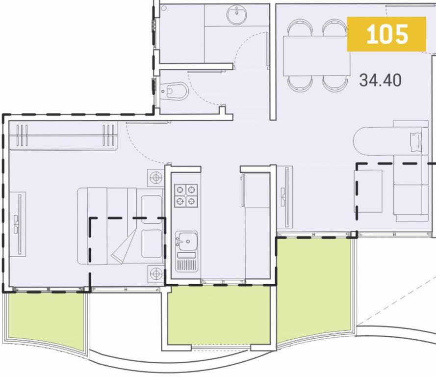 VTP Urban Life Phase 1 (1BHK+1T (370.28 sq ft) 370.28 sq ft) VTP Urban Life Phase 1 (1BHK+1T (370.28 sq ft) 370.28 sq ft)