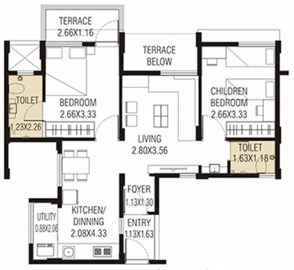 floorPlan of Vastushodh Anandgram Ketkawale Phase I