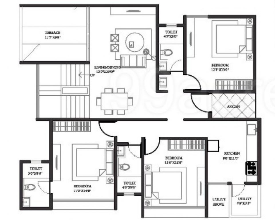  signet Floor Plan Lower Level Penthouse Plan