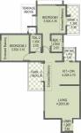 Anshul Eva C Building (2BHK+2T (622.8 sq ft) 622.8 sq ft)