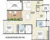 Goel Ganga Ganga Platino Building P Q R (2BHK+2T (744.65 sq ft) 744.65 sq ft)