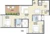 Goel Ganga Ganga Platino Building P Q R (2BHK+2T (707.62 sq ft) 707.62 sq ft)
