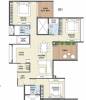 Goel Ganga Ganga Platino Building P Q R (3BHK+3T (1,379.61 sq ft) 1379.61 sq ft)