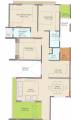  Courtyard One Phase 2 (3BHK+3T (844.97 sq ft) 844.97 sq ft)