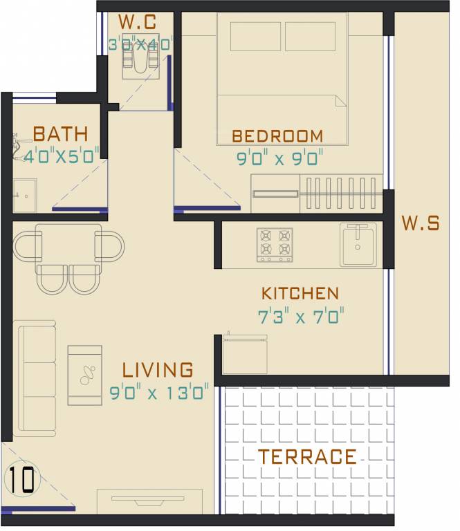 Signature The Morning (1BHK+1T (274.48 sq ft) 274.48 sq ft) Signature The Morning (1BHK+1T (274.48 sq ft) 274.48 sq ft)