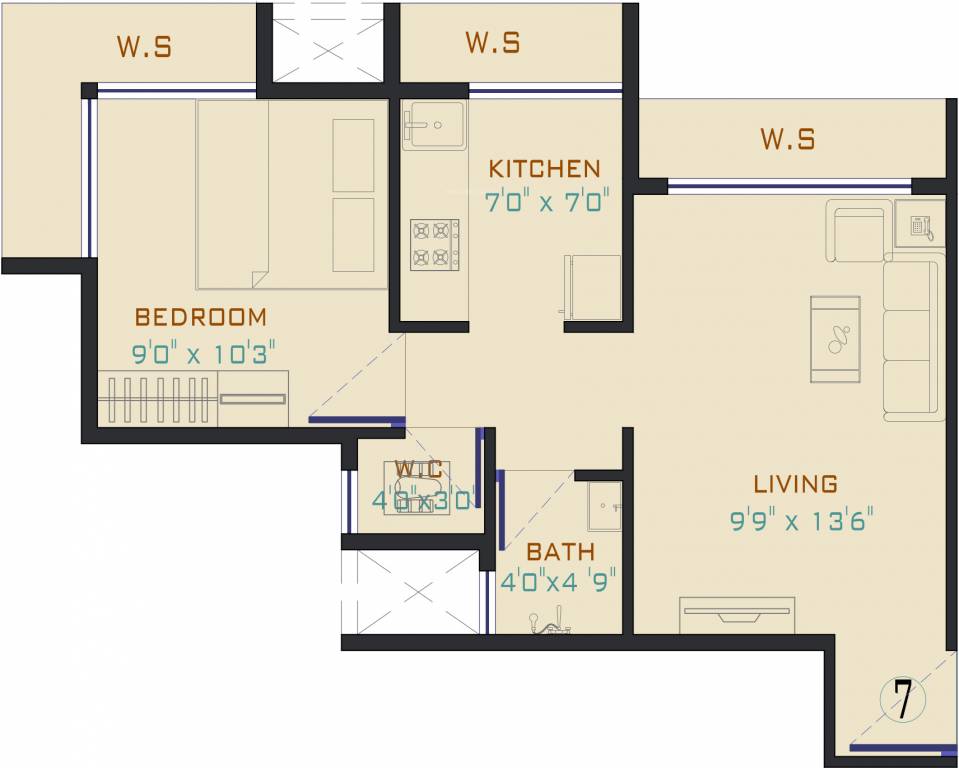 Signature The Morning (1BHK+1T (265.76 sq ft) 265.76 sq ft) Signature The Morning (1BHK+1T (265.76 sq ft) 265.76 sq ft)