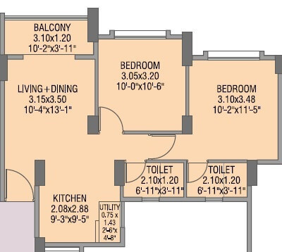  the cliff garden Floor Plan Floor Plan