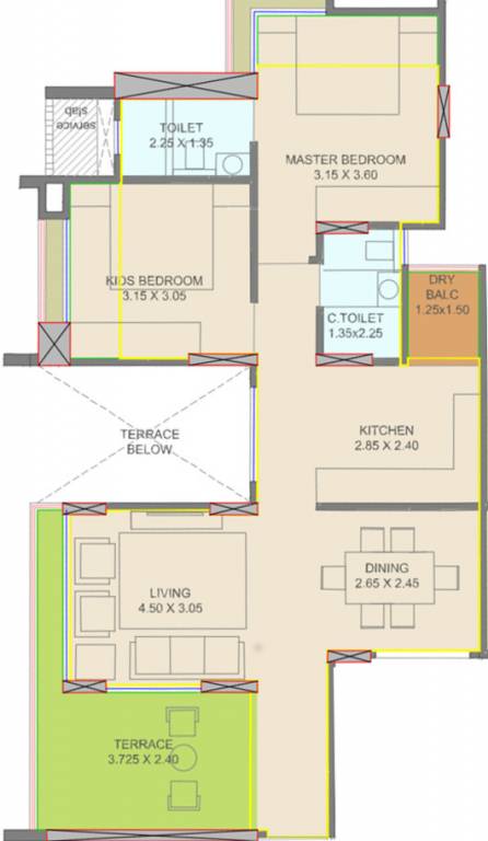 Floor Plan courtyard one phase 1 Floor Plan Floor Plan